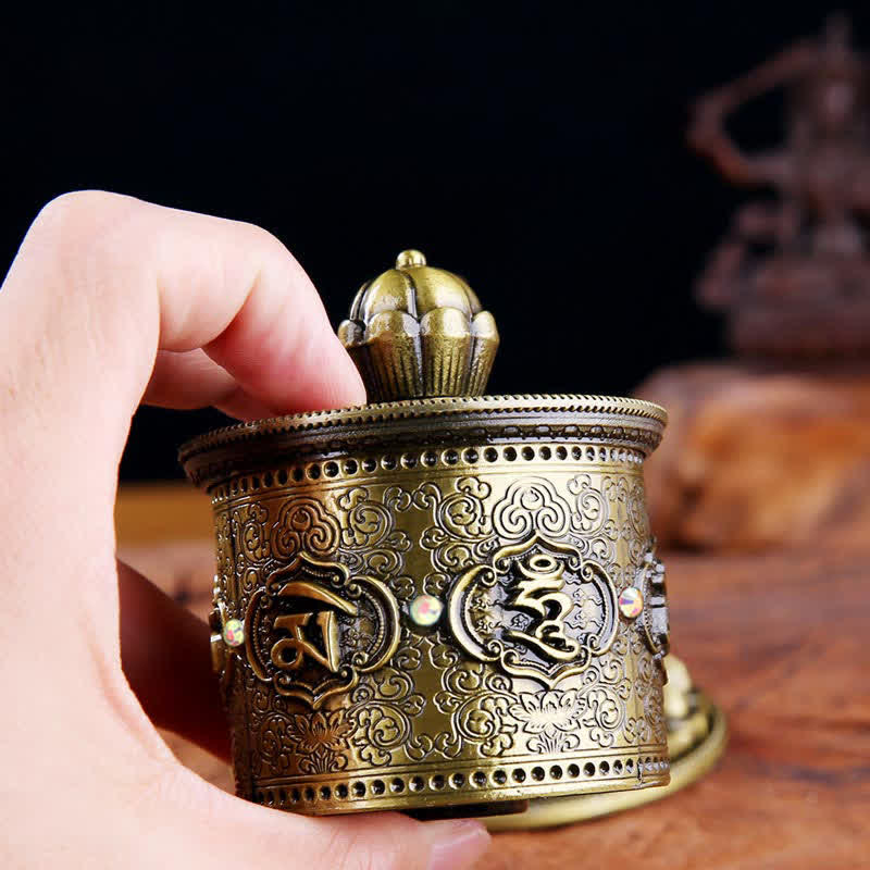 Tibetan Blessing Prayer Wheel Car Decoration