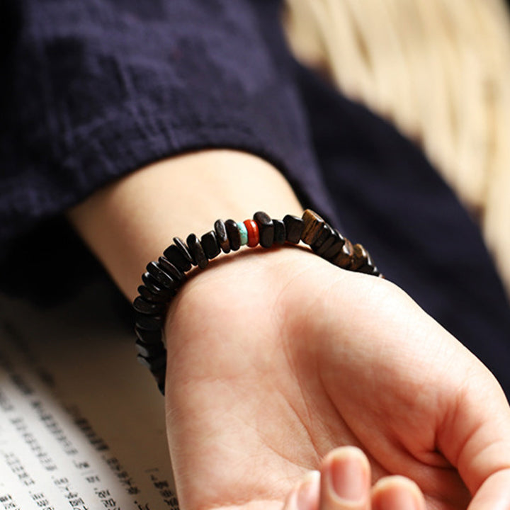 Agarwood Red Agate Balance Bracelet