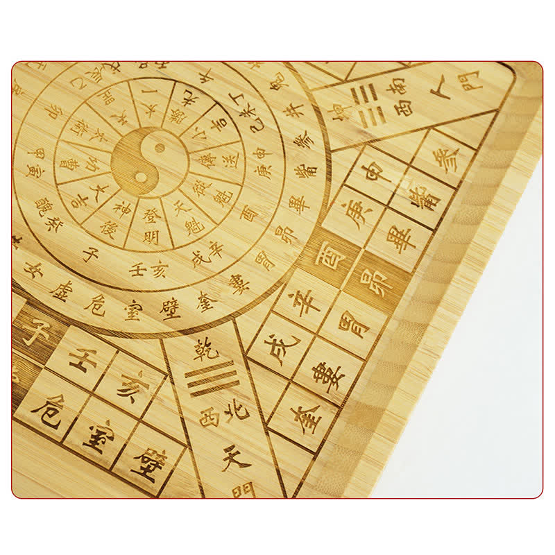 Feng Shui Bamboo Bagua Map Harmony Energy Map