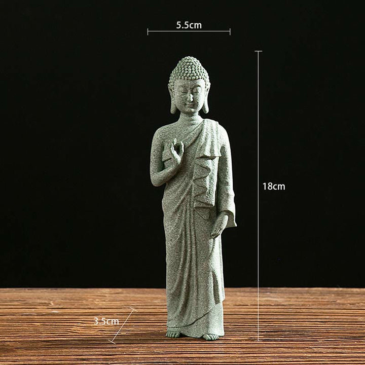 Tibetan Meditation Contemplation Buddha Serenity Compassion Statue Figurine Decoration