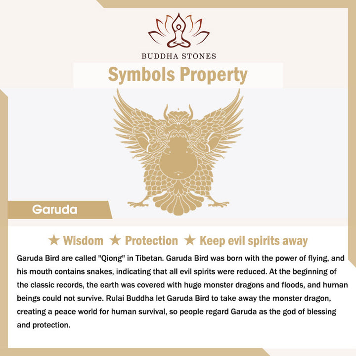 Tibetan Gold Garuda Bird Alloy Protection Home Decoration