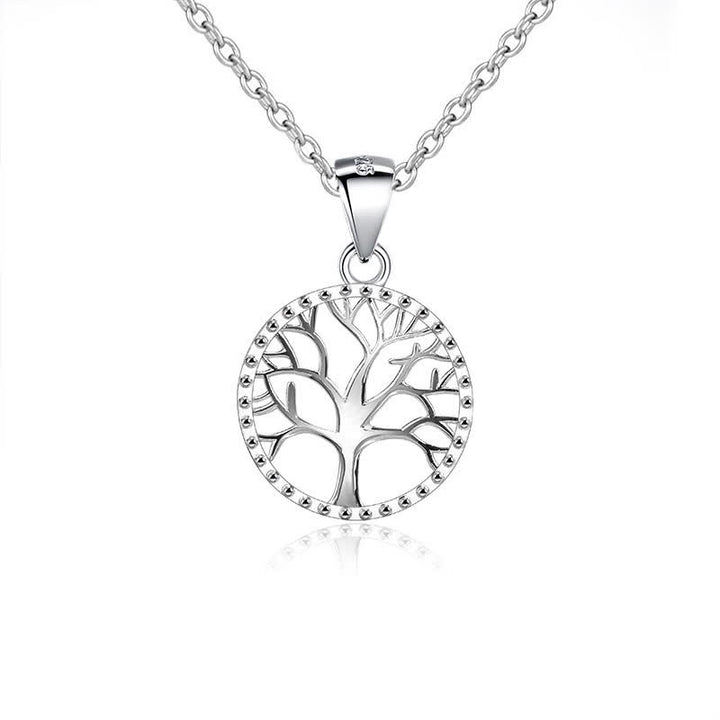 Buddha Stones The Tree of Life 925 Sterling Silver Creation Necklace Pendant