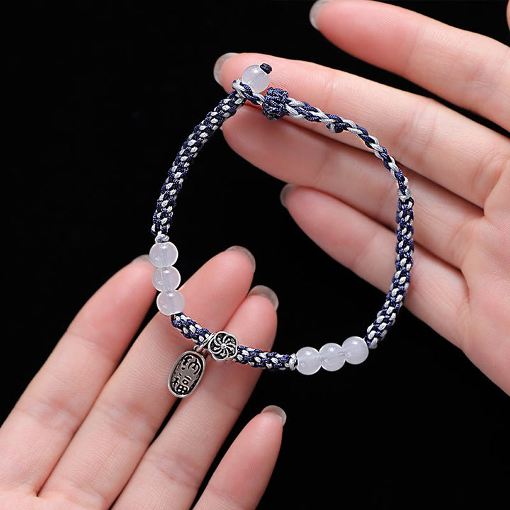 Buddha Stones Handmade Lucky Fortune Rope Bracelet