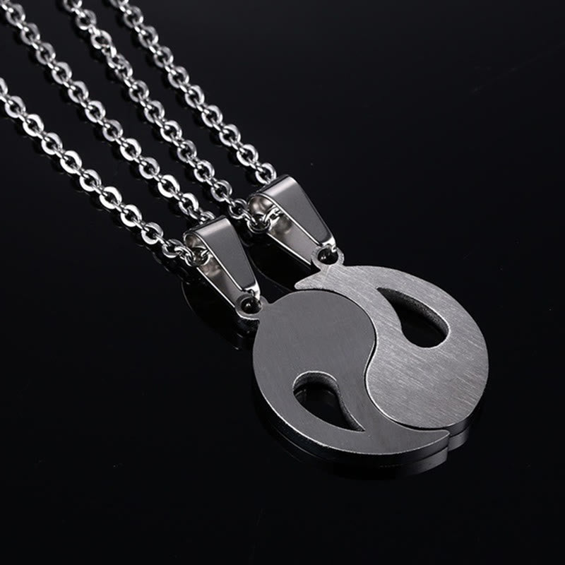 2pcs Yin Yang Pendant Couple Necklace