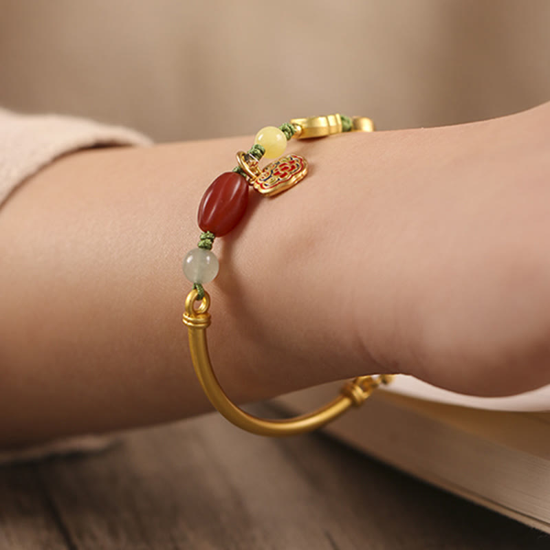 Tibetan Auspicious Clouds Fortune Happiness Wealth Luck Bracelet