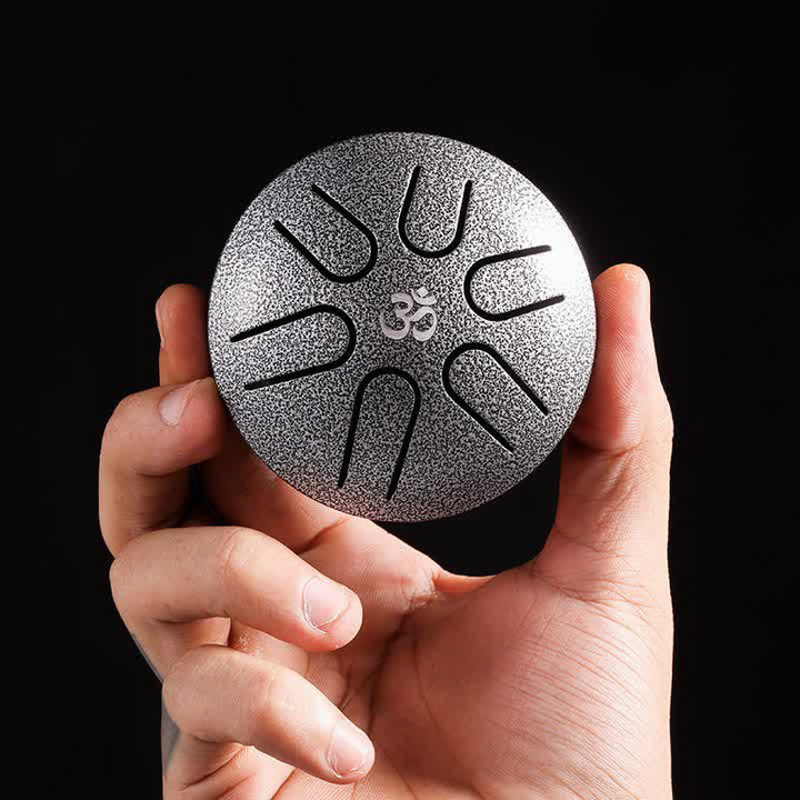 Mini Steel Tongue Drum 3 Inch Sound Healing Drum Kit