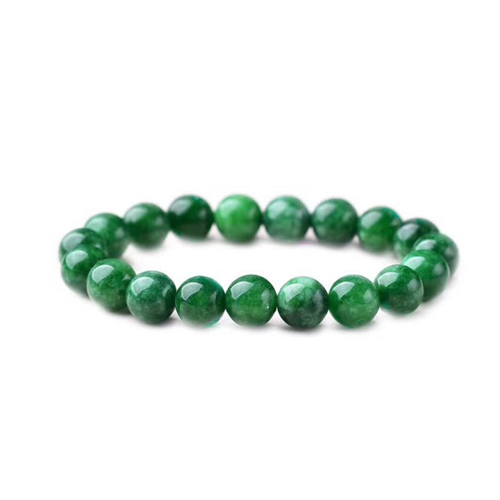 Buddha Stones Cyan Jade Bead Calm Harmony Bracelet