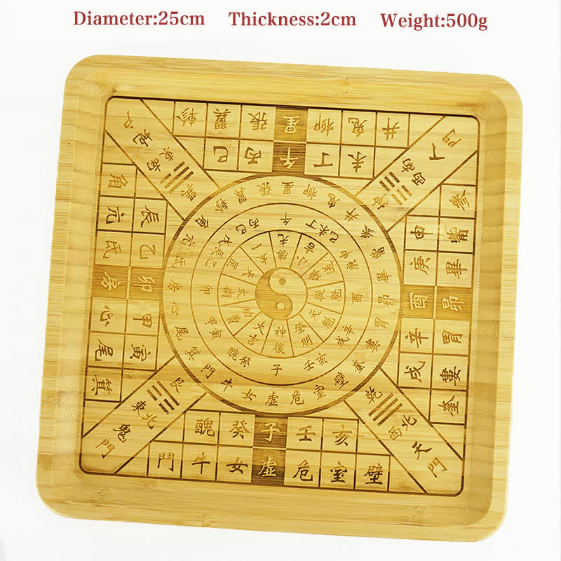 Feng Shui Bamboo Bagua Map Harmony Energy Map