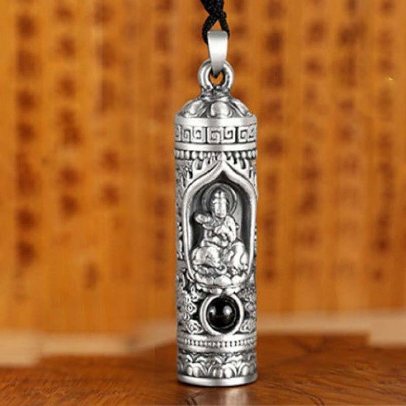 Chinese Zodiac Natal Buddha Projection Prosperity Necklace Pendant