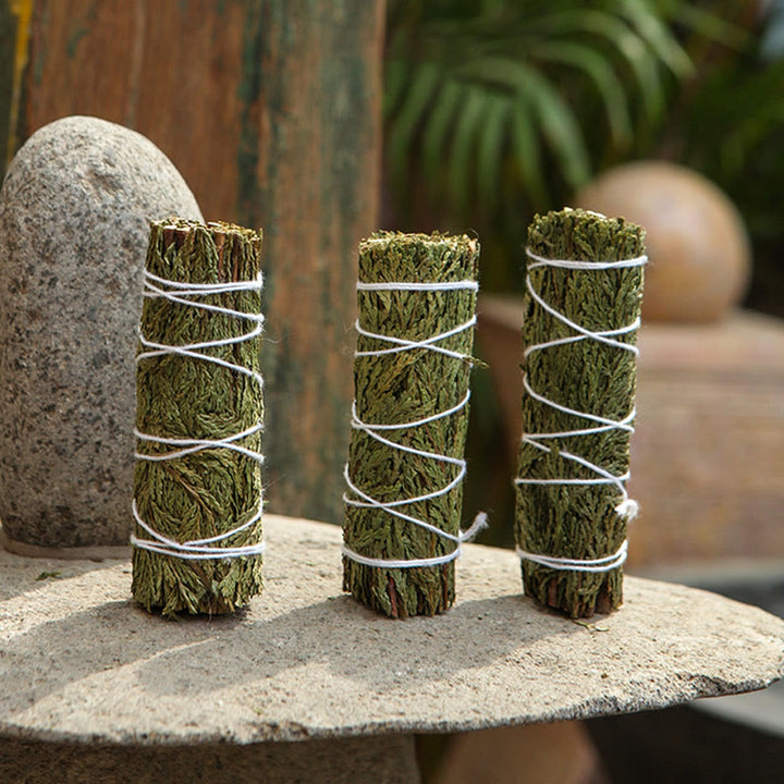 Cedar Smudge Stick for Home Cleansing Incense Meditation and Rituals Cedar Sticks Incense Wands