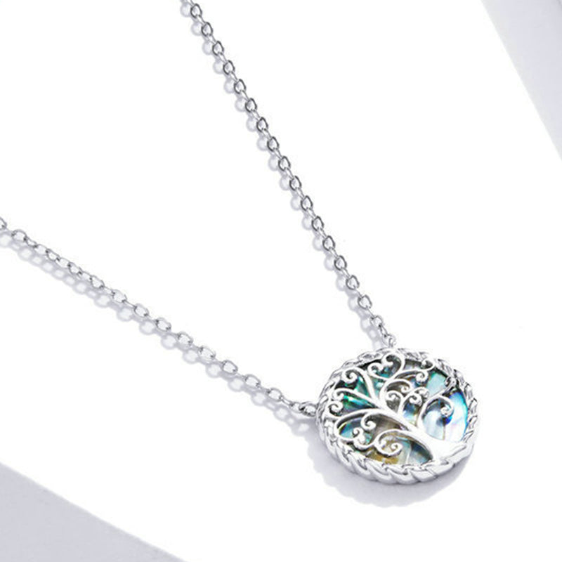 Buddha Stones 925 Sterling Silver The Tree of Life Creation Necklace Pendant