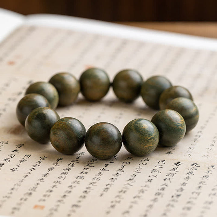 Tibetan Green Sandalwood Soothing Cure Bracelet