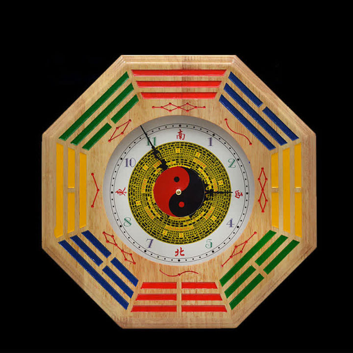 Feng Shui Bagua Map Balance Energy Map Wall Clock