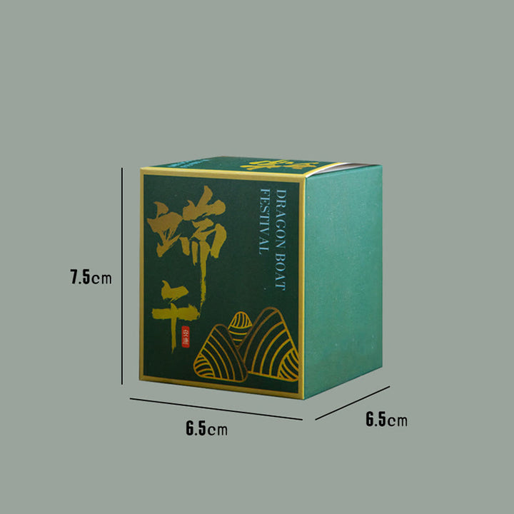 Buddha Stones Dragon Boat Festival Zongzi Pattern Scented Candle Gift For Family Friends