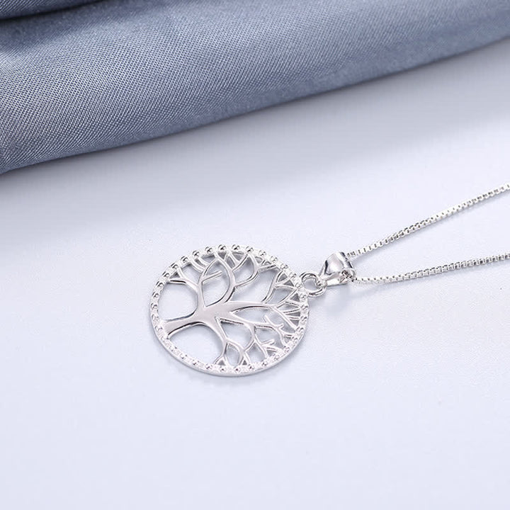 Buddha Stones The Tree of Life 925 Sterling Silver Creation Necklace Pendant