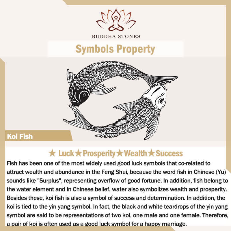 Buddha Stones Koi Fish Lotus Flower Leaf Design Luck Wealth Ring