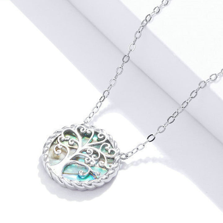 Buddha Stones 925 Sterling Silver The Tree of Life Creation Necklace Pendant