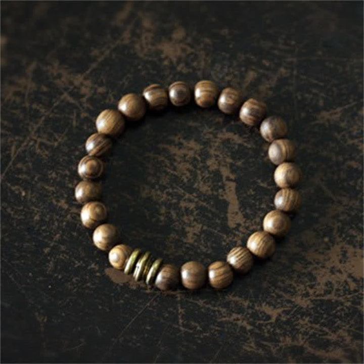 Buddha Stones Tibetan Sandalwood Protection Bracelet