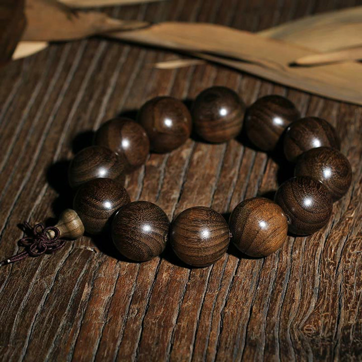 Buddha Stones Rare Phoebe Zhennan Wood Spirituality Blessing Bracelet