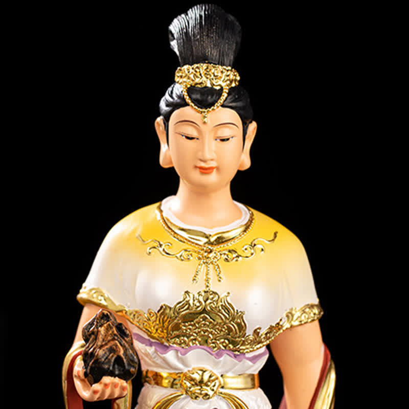 Bodhisattva Nuwa Protection Resin Statue Home Decoration