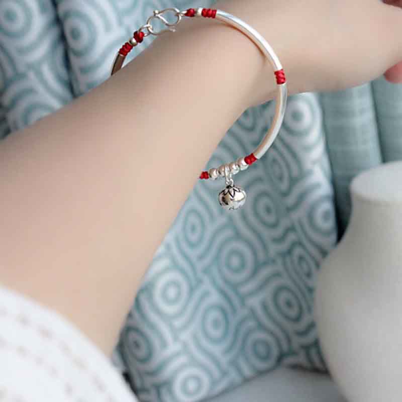 925 Sterling Silver Lotus Flower New Beginning Bracelet