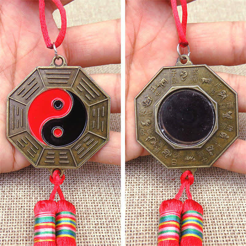 Feng Shui Bagua Map Chinese Knotting Harmony Energy Map Mirror