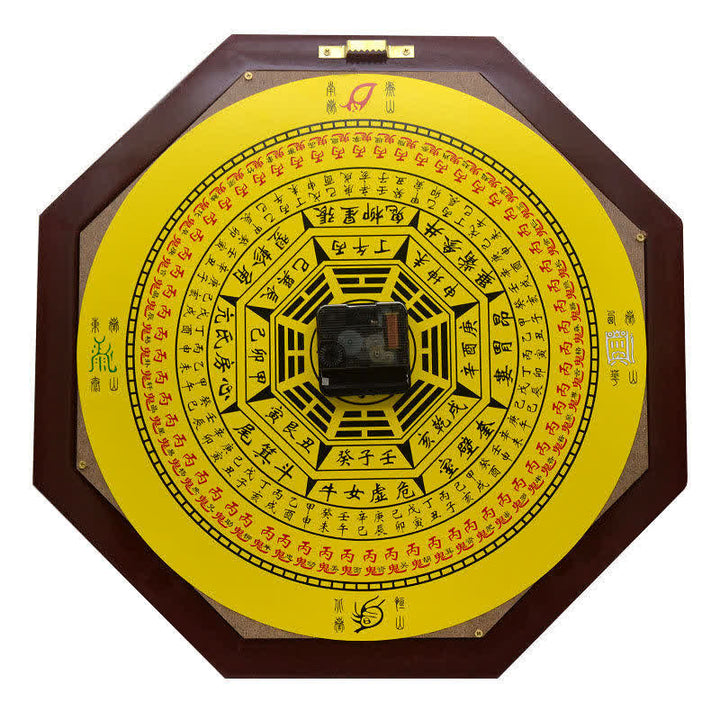 Feng Shui Bagua Map Balance Energy Map Wall Clock