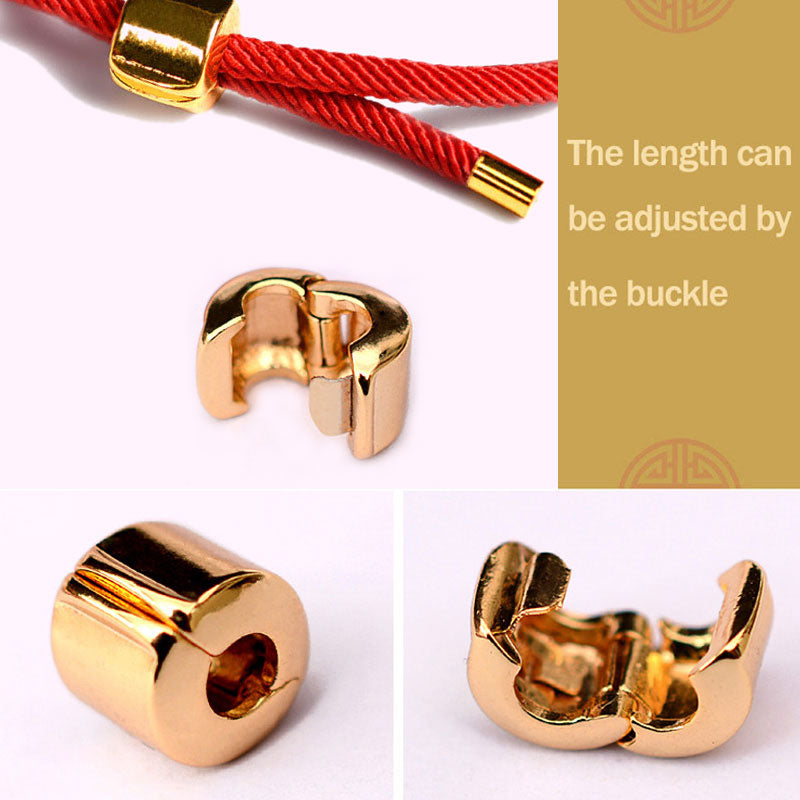 Buddha Stones Lucky Red String Bracelet