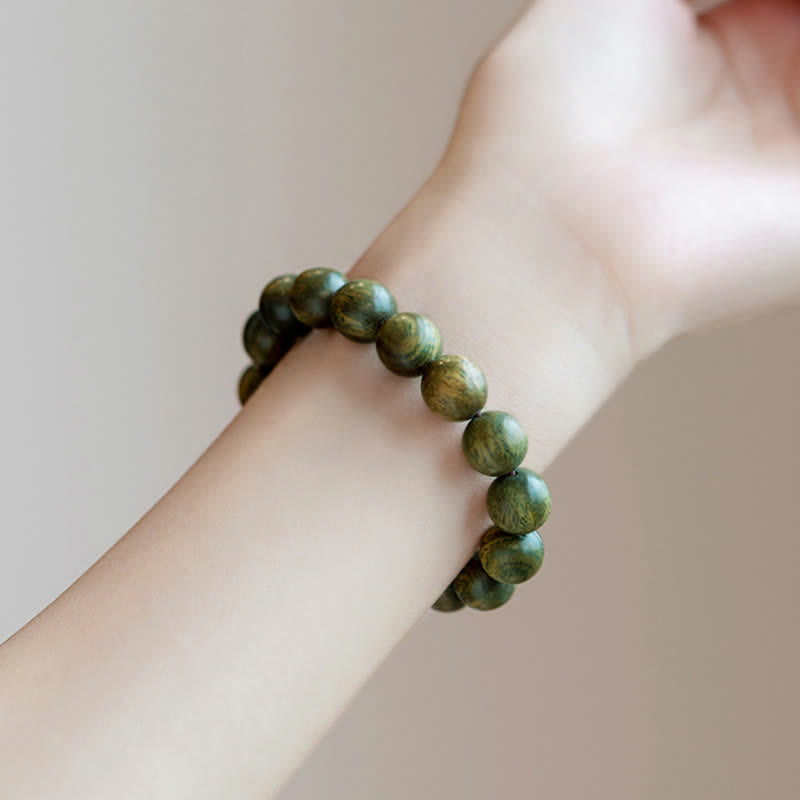 Tibetan Green Sandalwood Soothing Cure Bracelet