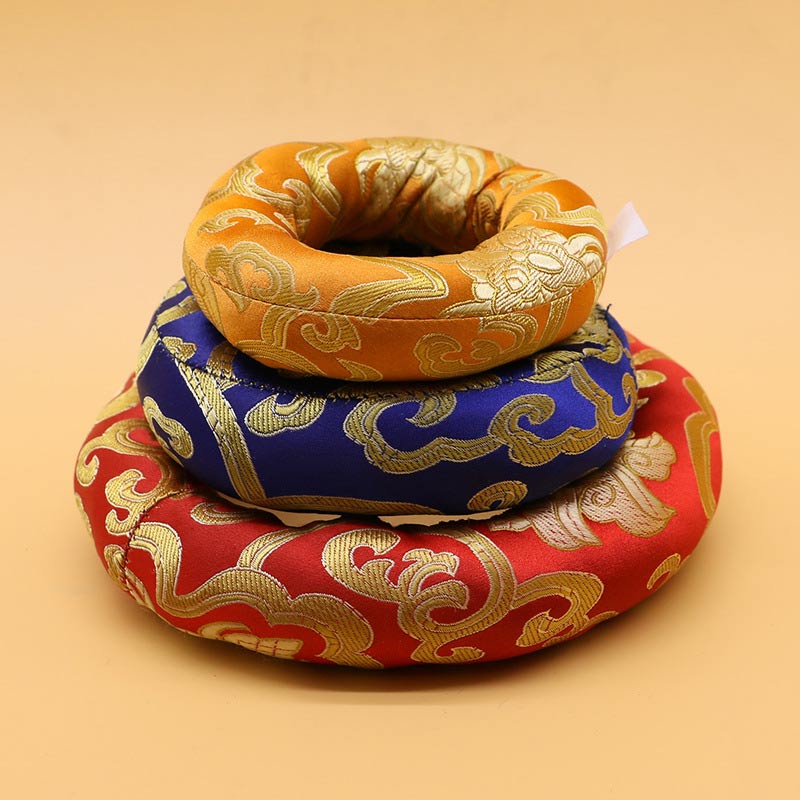 Tibetan Singing Bowl Handcraft Cushion Decoration