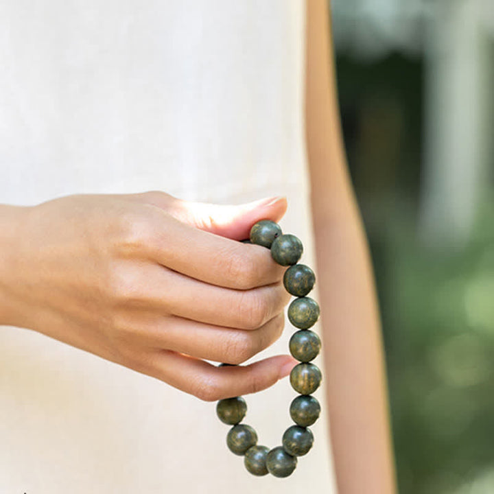 Tibetan Green Sandalwood Soothing Cure Bracelet