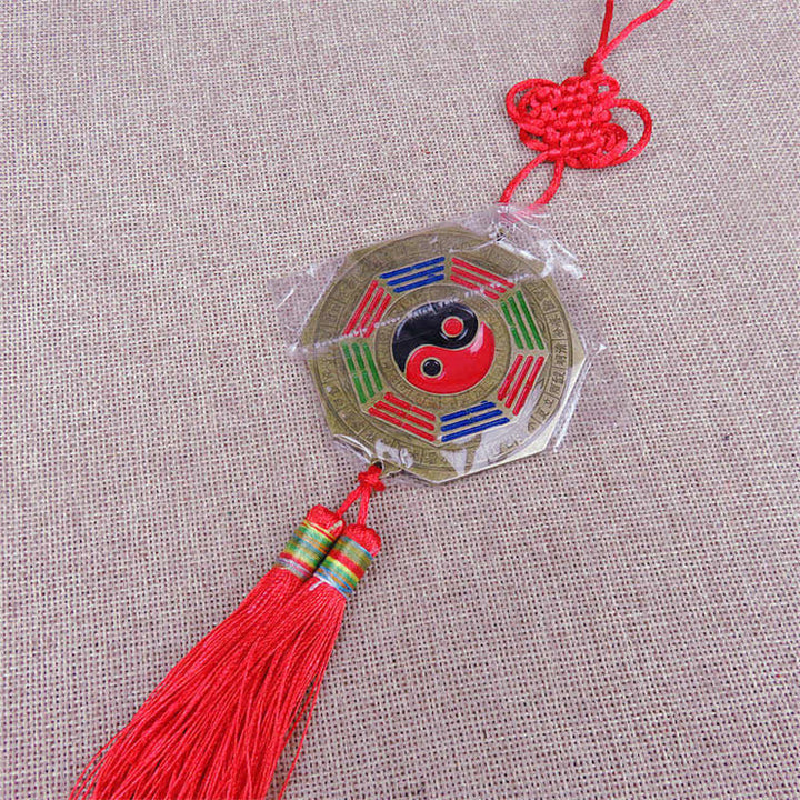 Feng Shui Bagua Map Chinese Knotting Harmony Energy Map Mirror