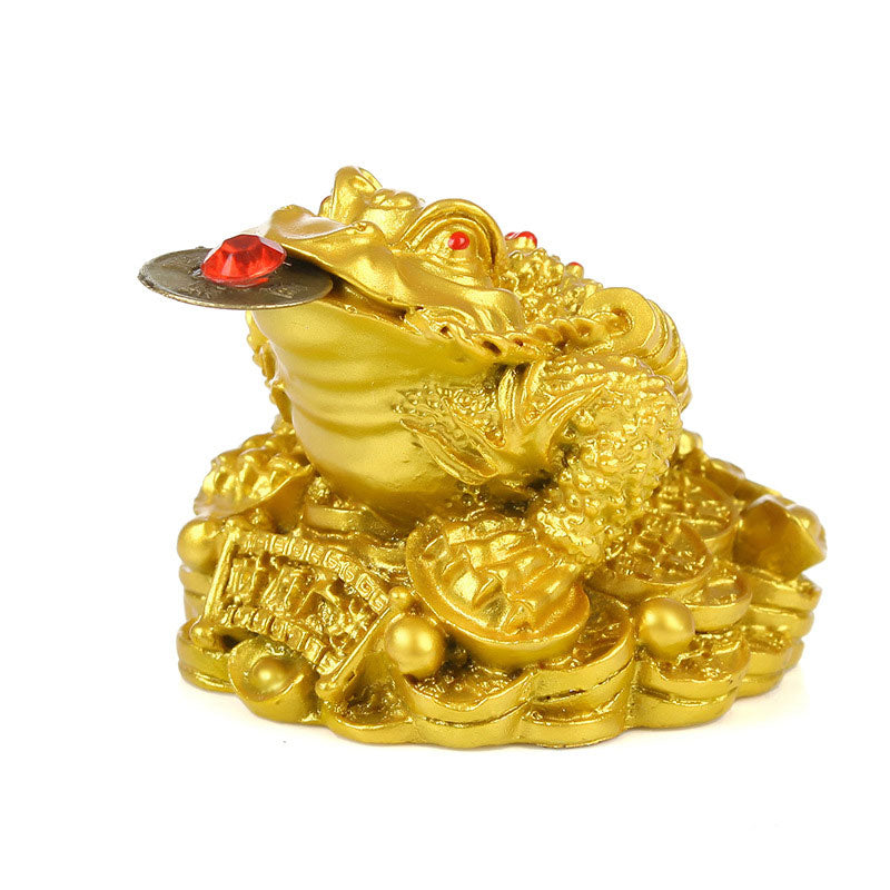 Buddha Stones FengShui Wealth Lucky Frog Decoration