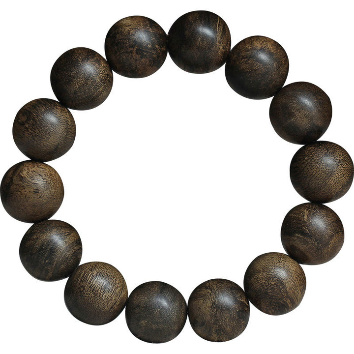 Buddha Stones Nine Points Sinking Water Vietnam Hoi An Agarwood Peace Strength Bracelet