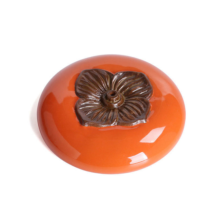 Persimmon Ceramic Meditation Healing Incense Burner Incense Holders