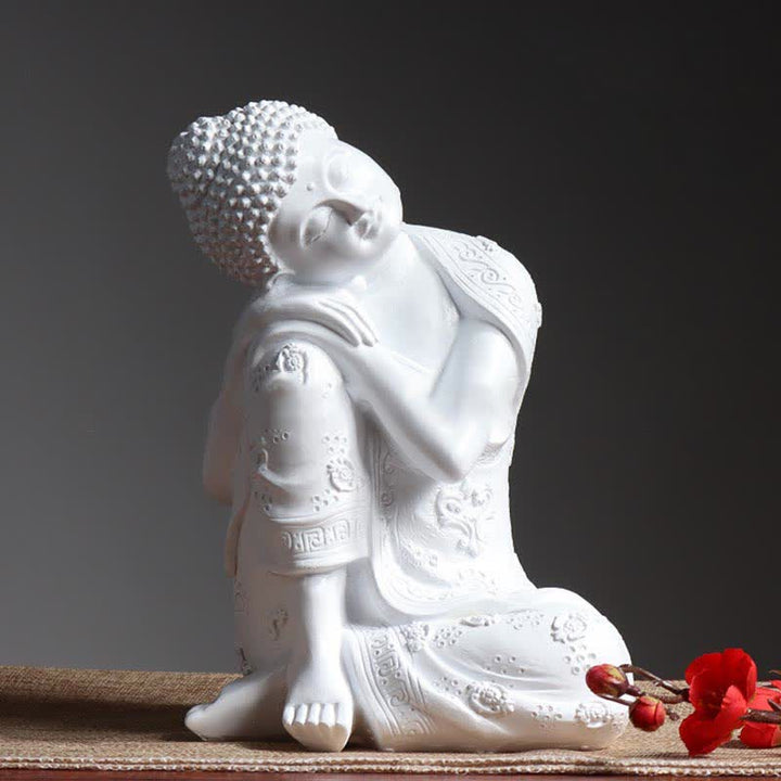 Tibetan Meditating Buddha Serenity Resin Statue Decoration