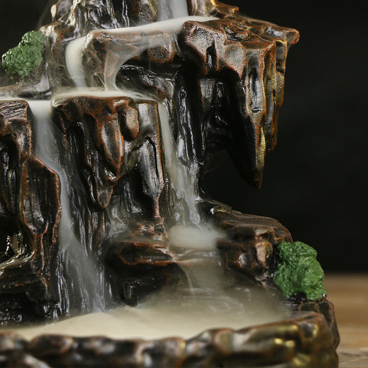 Waterfall Backflow Incense Burner Mountain Tower Incense Holders