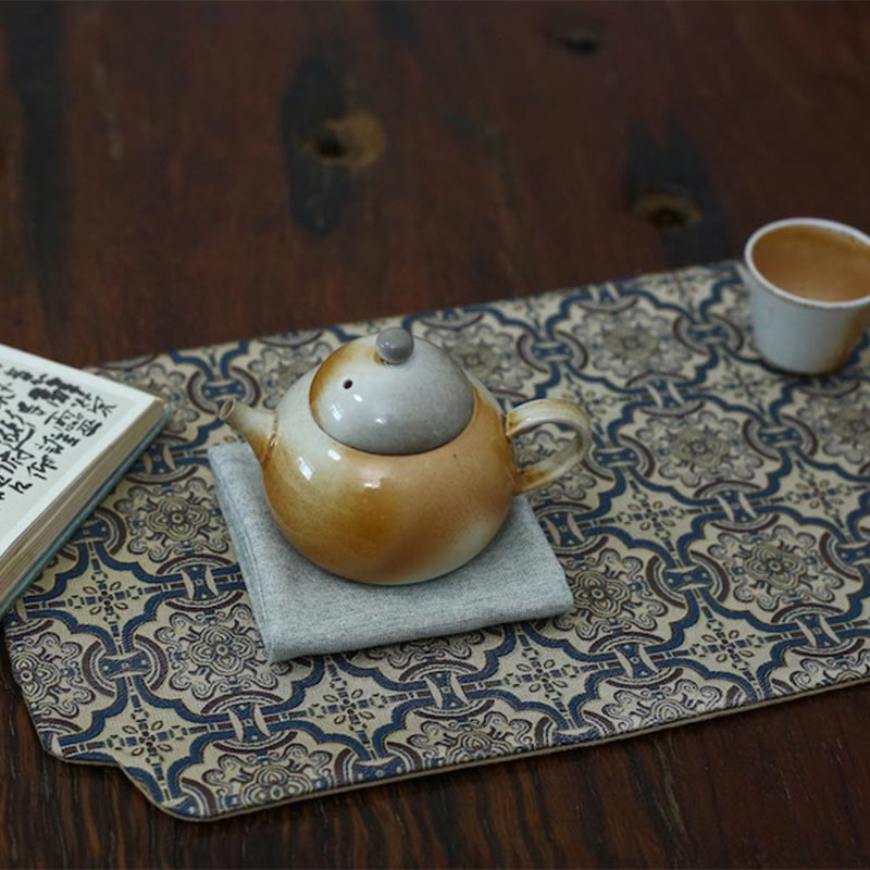 Elegant Floral Brocade Pattern Cup Mat Tea Cup Coaster