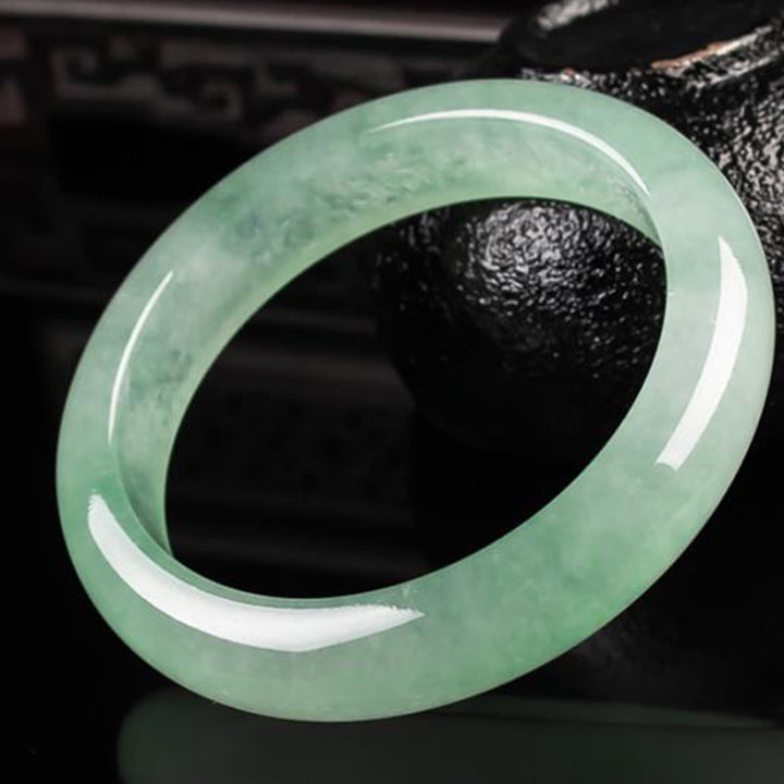 Buddha Stones Jade Protection Healing Bangle Bracelet