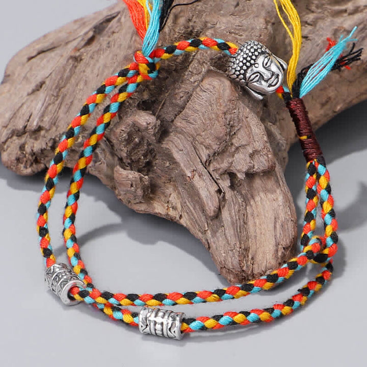 Buddha Stones  Head Serenity String Bracelet