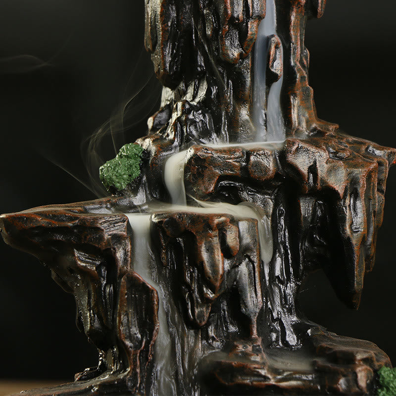 Waterfall Backflow Incense Burner Mountain Tower Incense Holders