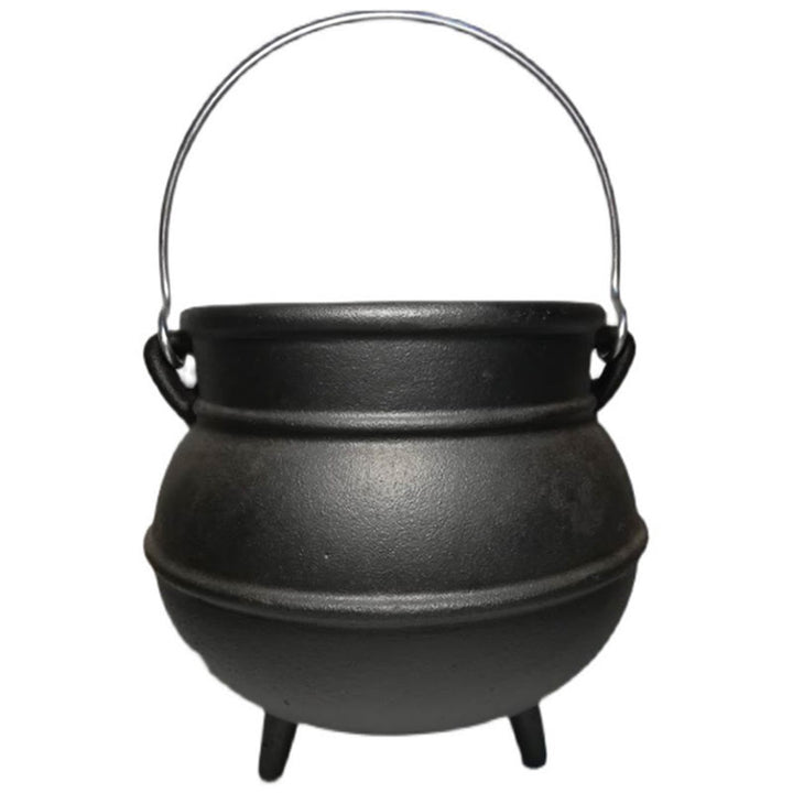 Buddha Stones Cast Iron Cauldron Prayer Altar Burning Holder Incense Sage Smudging Rituals Use Items