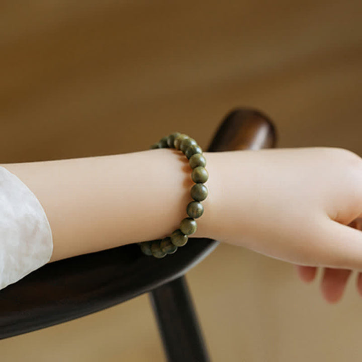 Tibetan Green Sandalwood Soothing Cure Bracelet