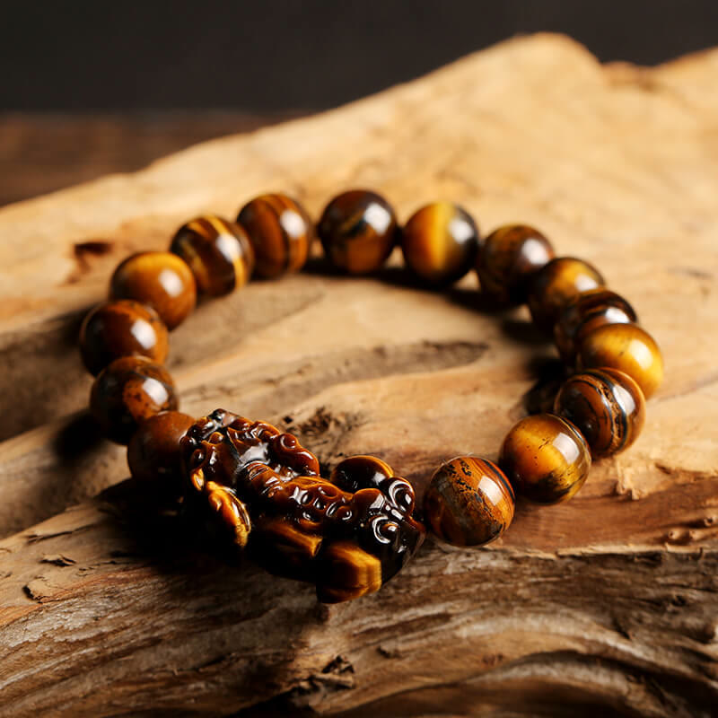 Buddha Stones Natural Tiger Eye Wealth Bracelet