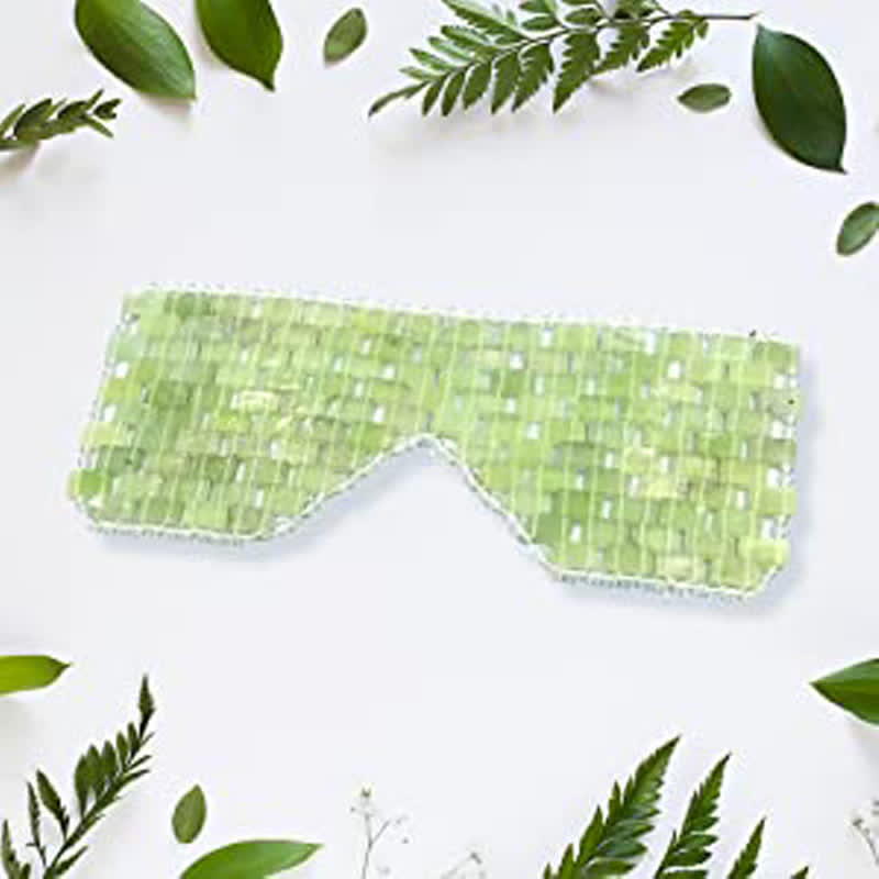 Natural Jade Stone Beads Eye Mask