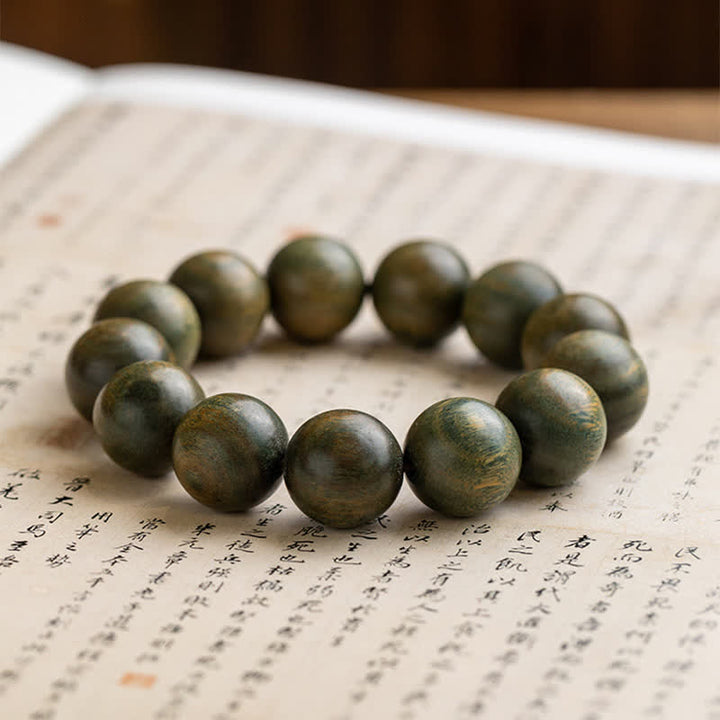 Tibetan Green Sandalwood Soothing Cure Bracelet