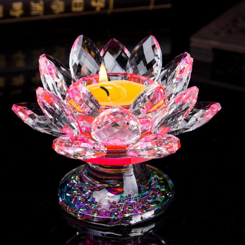 Tibetan Lotus Candlestick Ornament