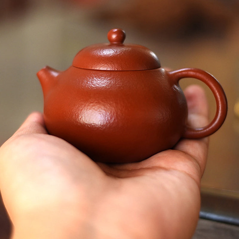 Buddha Stones Yixing All Handmade Wen Dan Brown Purple Clay Kung Fu Teapot