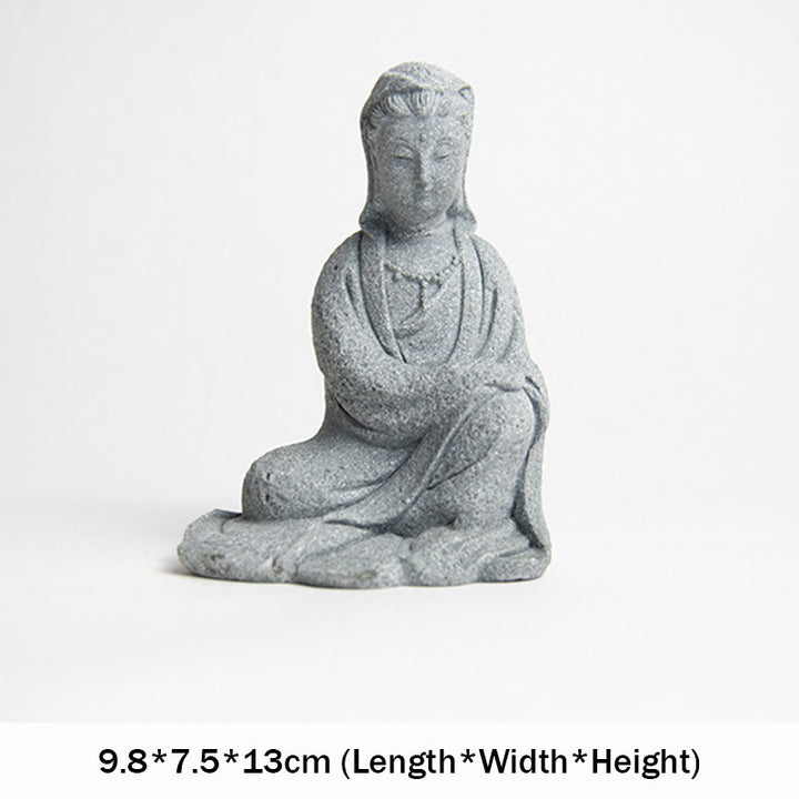 Buddha Stones Avalokitesvara Statue Blessing Home Decoration