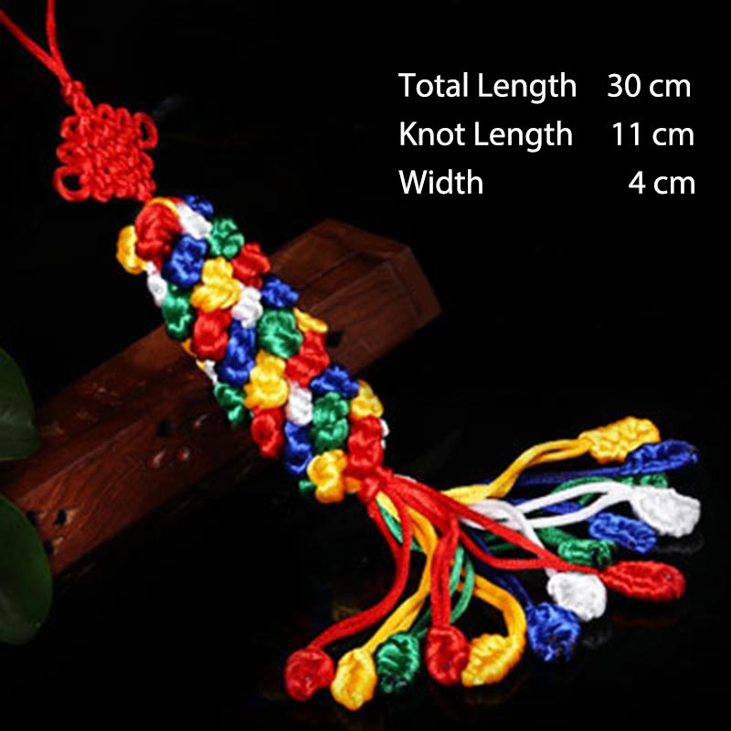 Buddha Stones Tibetan Blessing Lucky Vajra Knot Decoration